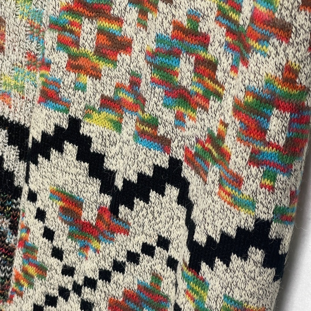 Debut Aztec Print Long Cardigan Duster Size Medium Style C10080 Soft - Picture 4 of 6